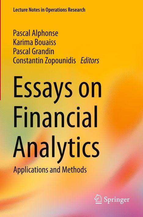 Essays on Financial Analytics, Buch