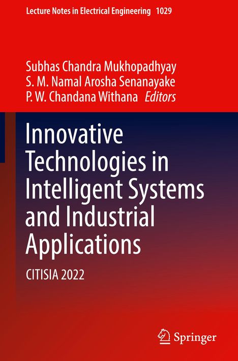 Innovative Technologies in Intelligent Systems and Industrial Applications, Buch