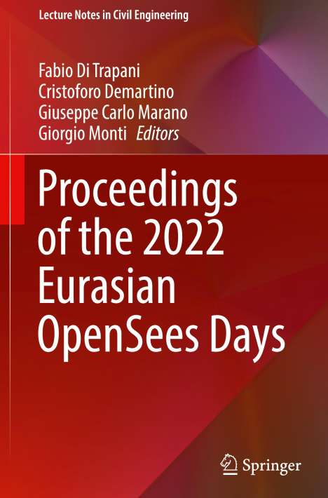 Proceedings of the 2022 Eurasian OpenSees Days, Buch