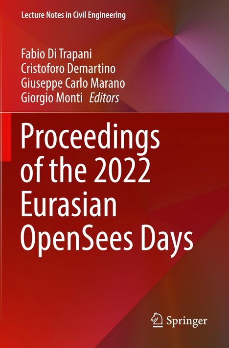 Proceedings of the 2022 Eurasian OpenSees Days, Buch