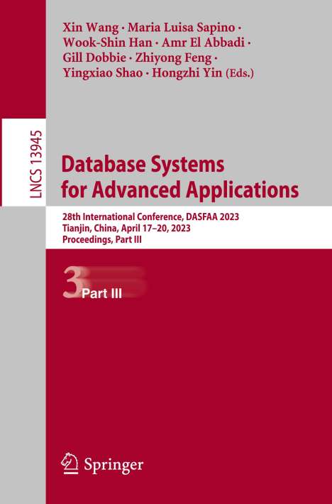 Database Systems for Advanced Applications, Buch