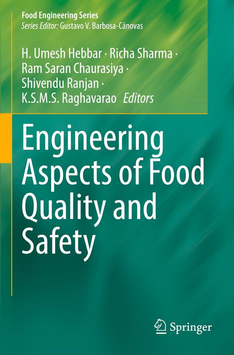 Engineering Aspects of Food Quality and Safety, Buch