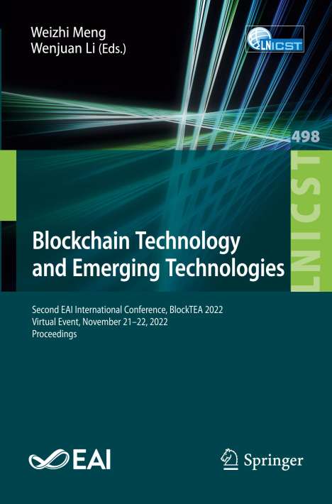 Blockchain Technology and Emerging Technologies, Buch