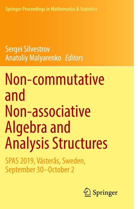 Non-commutative and Non-associative Algebra and Analysis Structures, Buch