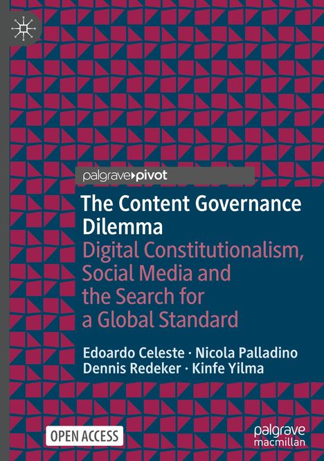 Edoardo Celeste: The Content Governance Dilemma, Buch