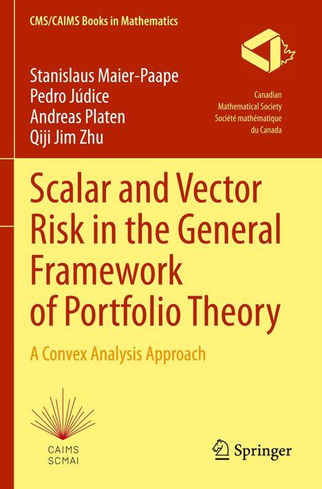 Stanislaus Maier-Paape: Scalar and Vector Risk in the General Framework of Portfolio Theory, Buch