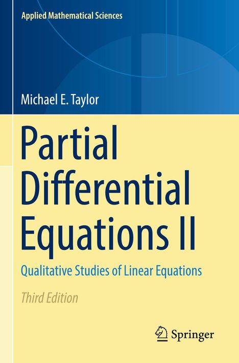 Michael E. Taylor: Partial Differential Equations II, Buch