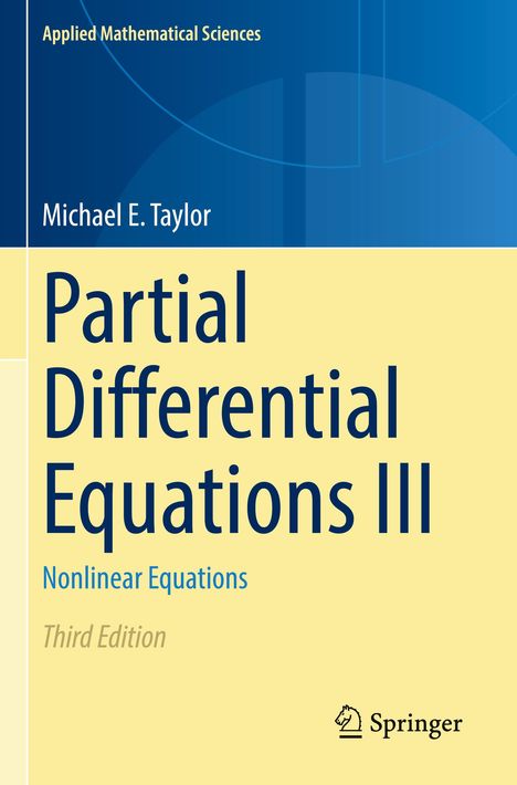 Michael E. Taylor: Partial Differential Equations III, Buch