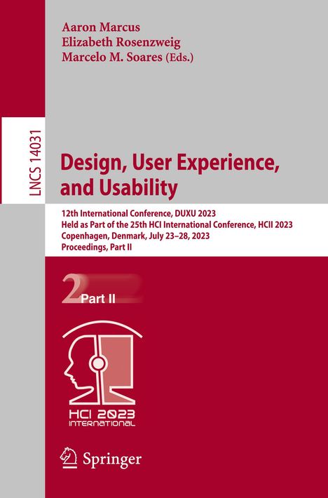 Design, User Experience, and Usability, Buch