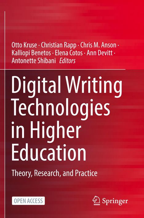 Digital Writing Technologies in Higher Education, Buch