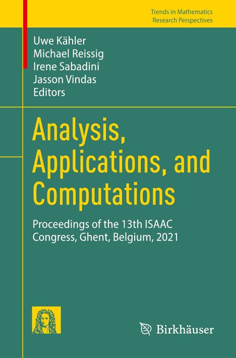 Analysis, Applications, and Computations, Buch