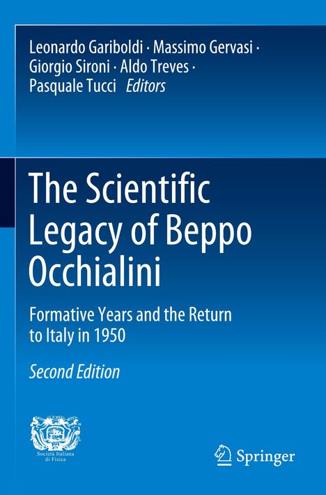 The Scientific Legacy of Beppo Occhialini, Buch