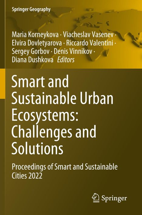 Smart and Sustainable Urban Ecosystems: Challenges and Solutions, Buch