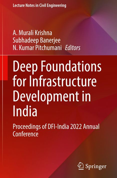 Deep Foundations for Infrastructure Development in India, Buch