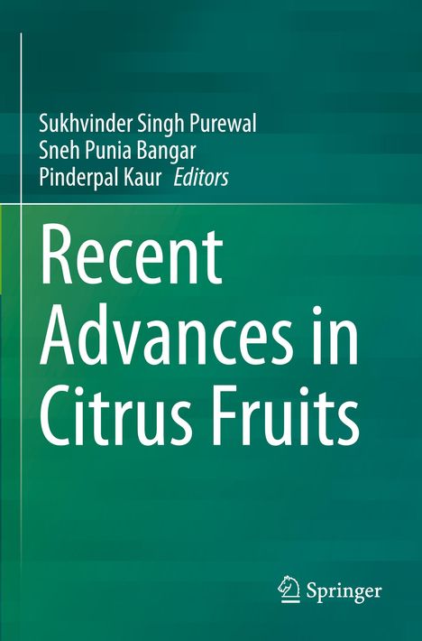 Recent Advances in Citrus Fruits, Buch