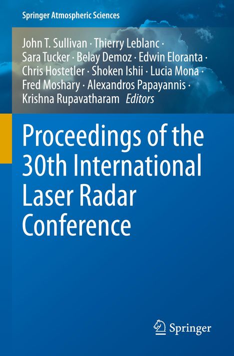 Proceedings of the 30th International Laser Radar Conference, Buch