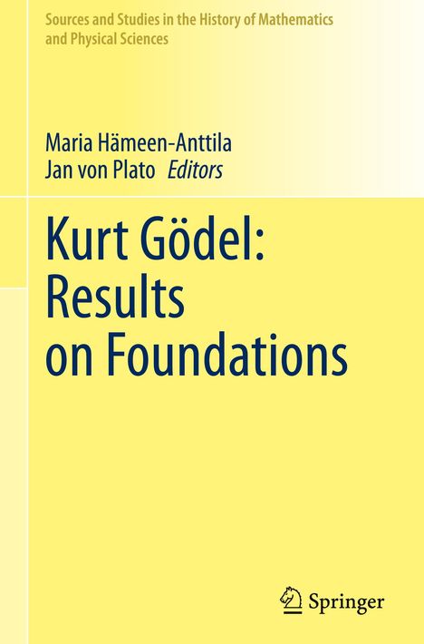 Kurt Gödel: Results on Foundations, Buch