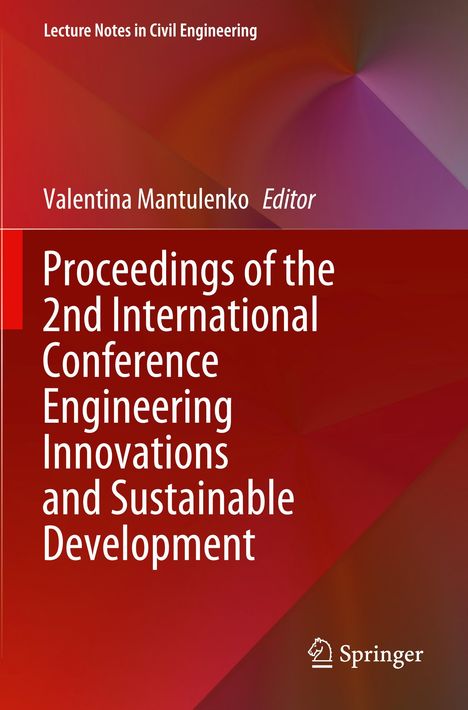 Proceedings of the 2nd International Conference Engineering Innovations and Sustainable Development, Buch