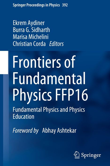 Frontiers of Fundamental Physics FFP16, Buch