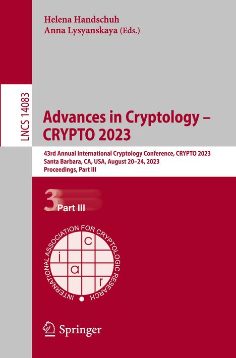 Advances in Cryptology ¿ CRYPTO 2023, Buch