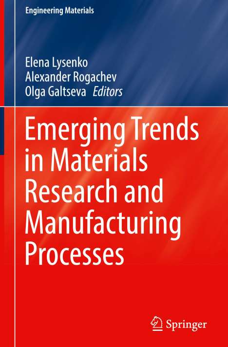 Emerging Trends in Materials Research and Manufacturing Processes, Buch