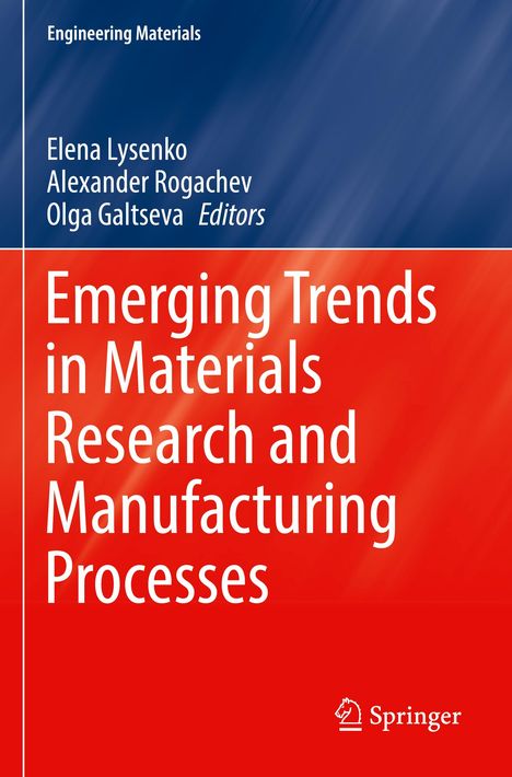 Emerging Trends in Materials Research and Manufacturing Processes, Buch