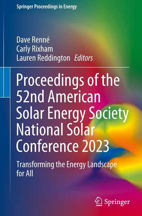 Proceedings of the 52nd American Solar Energy Society National Solar Conference 2023, Buch