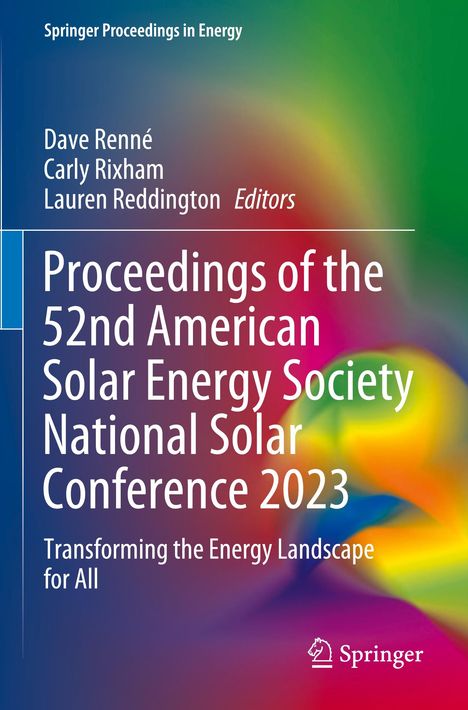 Proceedings of the 52nd American Solar Energy Society National Solar Conference 2023, Buch