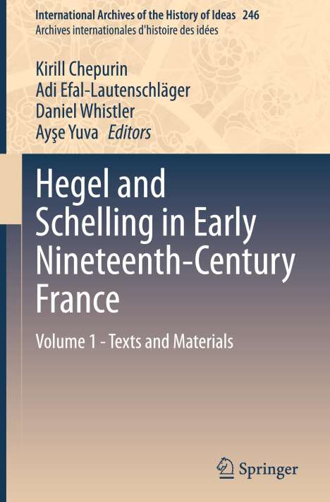 Hegel and Schelling in Early Nineteenth-Century France, Buch