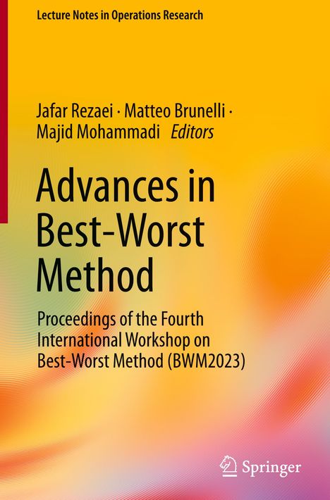 Advances in Best-Worst Method, Buch