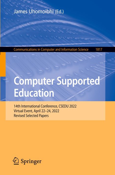 Computer Supported Education, Buch