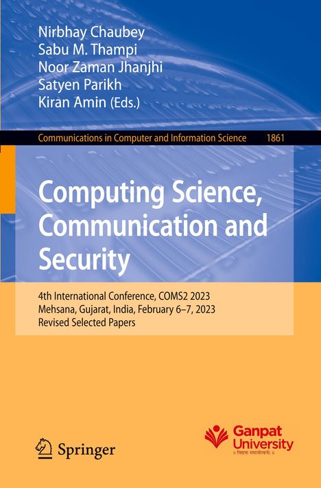 Computing Science, Communication and Security, Buch