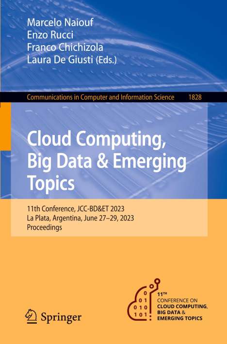 Cloud Computing, Big Data &amp; Emerging Topics, Buch