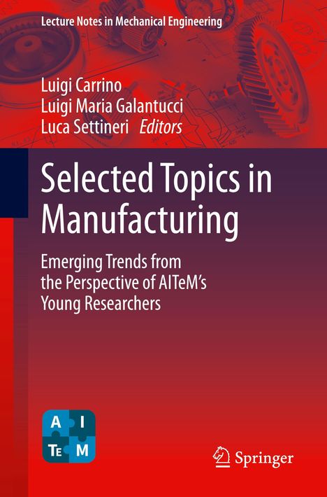 Selected Topics in Manufacturing, Buch