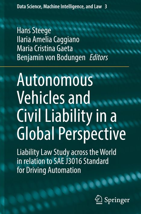 Autonomous Vehicles and Civil Liability in a Global Perspective, Buch