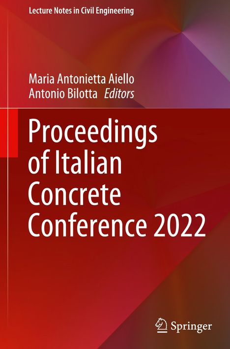 Proceedings of Italian Concrete Conference 2022, Buch