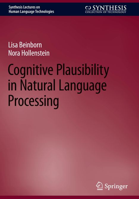 Nora Hollenstein: Cognitive Plausibility in Natural Language Processing, Buch