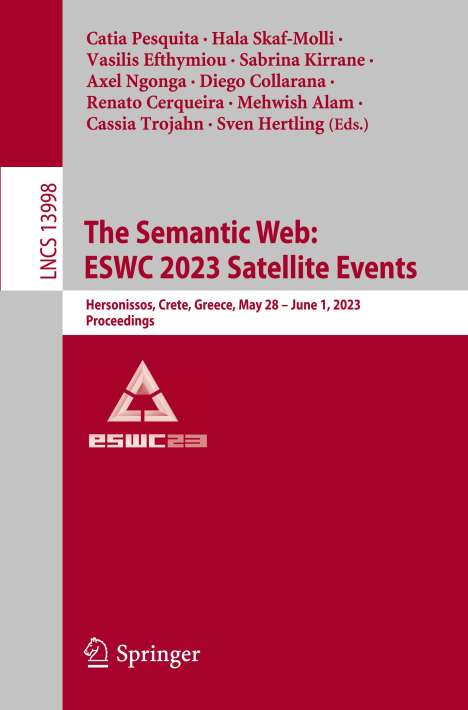 The Semantic Web: ESWC 2023 Satellite Events, Buch