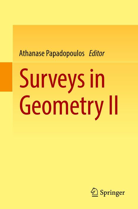 Surveys in Geometry II, Buch