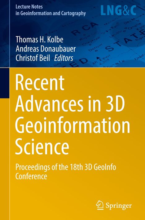 Recent Advances in 3D Geoinformation Science, Buch