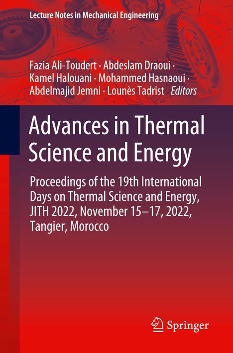 Advances in Thermal Science and Energy, Buch