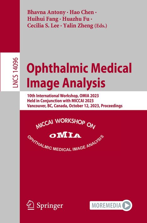Ophthalmic Medical Image Analysis, Buch