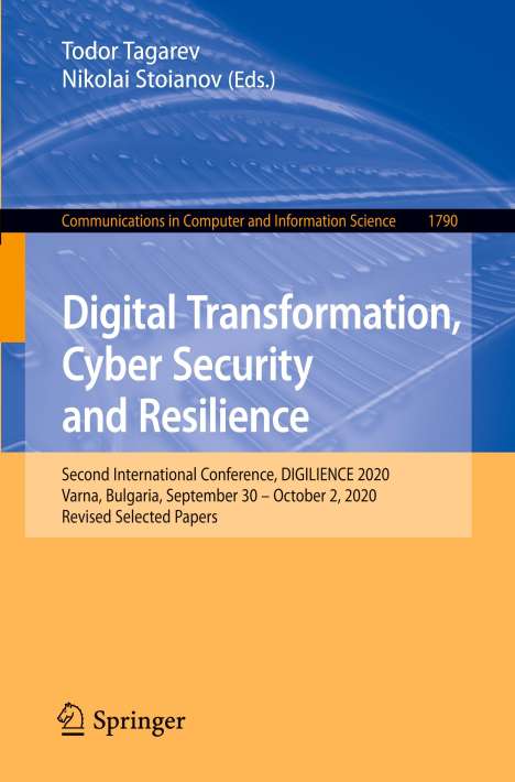 Digital Transformation, Cyber Security and Resilience, Buch