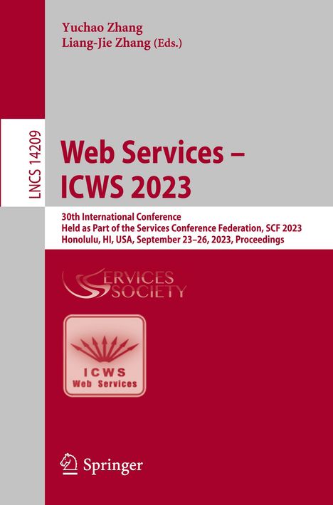 Web Services ¿ ICWS 2023, Buch