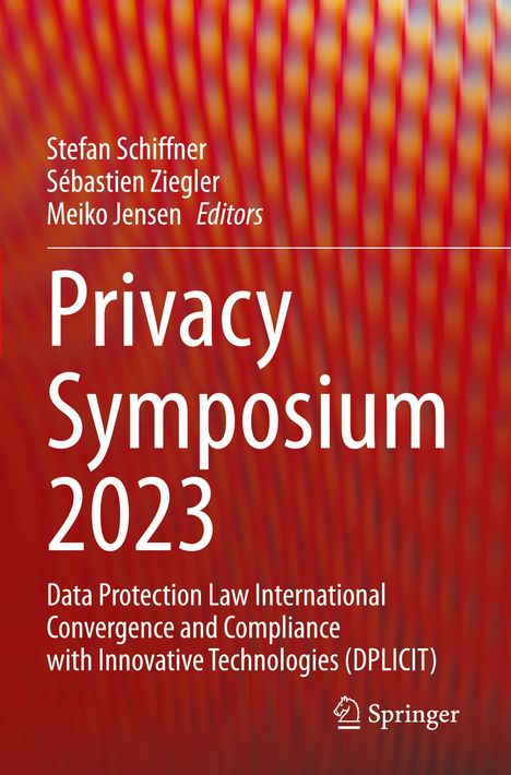 Privacy Symposium 2023, Buch