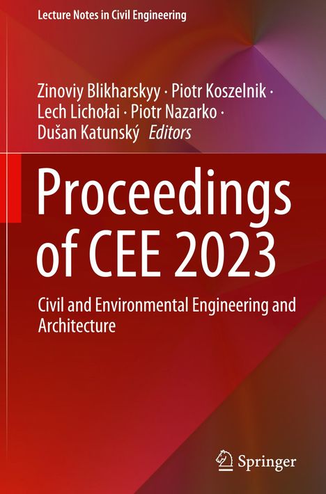 Proceedings of CEE 2023, Buch