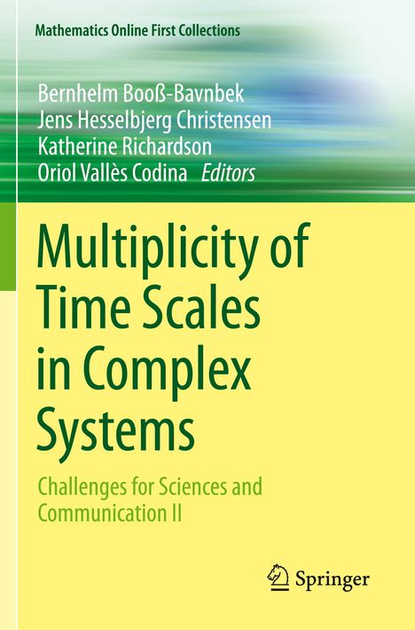 Multiplicity of Time Scales in Complex Systems, Buch