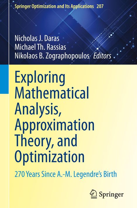 Exploring Mathematical Analysis, Approximation Theory, and Optimization, Buch