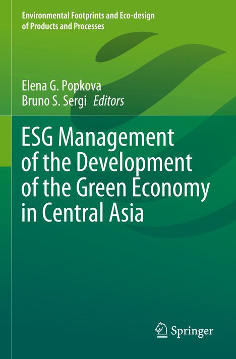 ESG Management of the Development of the Green Economy in Central Asia, Buch