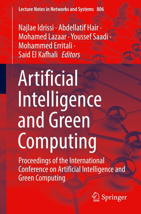 Artificial Intelligence and Green Computing, Buch
